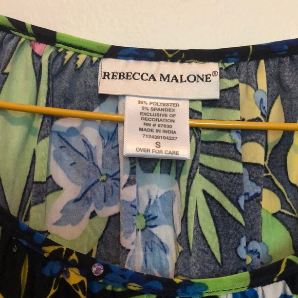 Rebecca Malone SS stretch blouse - Picture 2 of 7